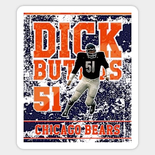 Dick Butkus || Chicago Bears Sticker